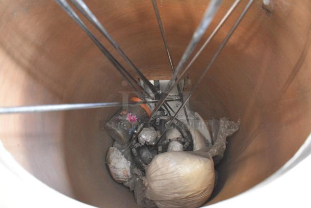 BRAND NEW SCRATCH AND DENT! Morni Stainless Steel Commercial Natural  Gas Powered Tandoori Tandoor Oven on Commercial Casters. - Image 6 of 11