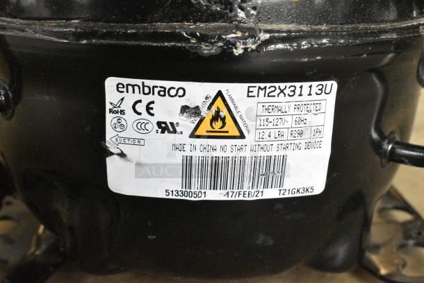 Embraco EM2X3113U Motor. 115-127 Volts, 1 Phase. - Image 6 of 6