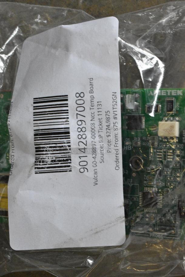 2 BRAND NEW SCRATCH AND DENT! Items Including 901428897008 Vulcan 00-428897-00008 Ncc Temp Board. 2 Times Your Bid! - Image 7 of 11