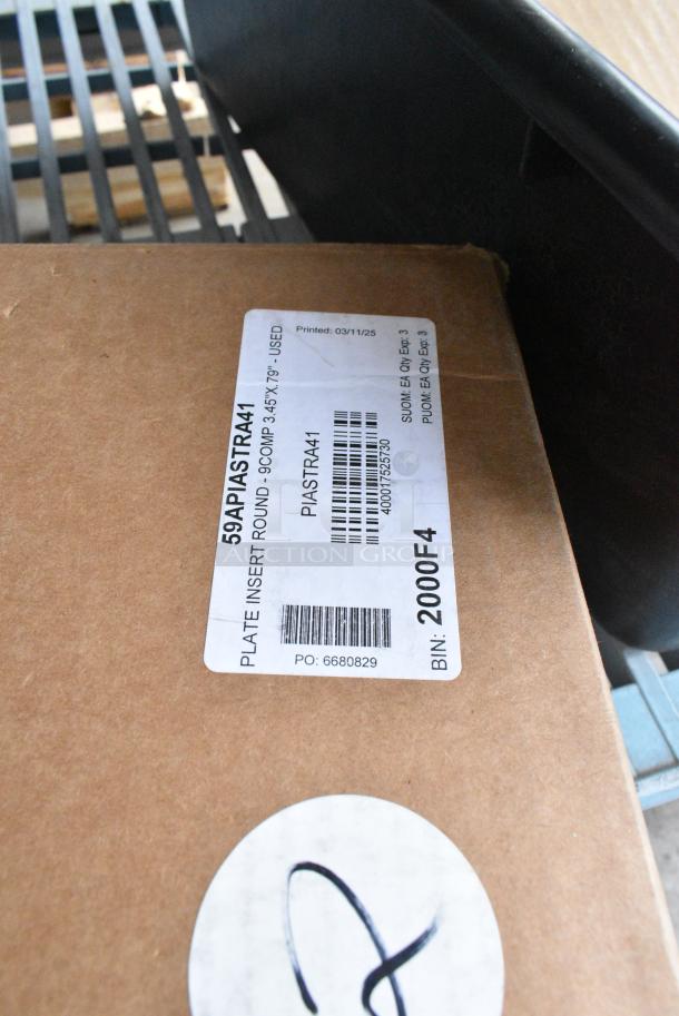 BRAND NEW SCRATCH AND DENT! 59APIASTRA41 Pavoni PIASTRA45 8 Compartment Round Insert Plate for Cookmatic - 3 1/2" x 3/4" Cavities - Image 6 of 6