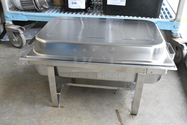 4 BRAND NEW SCRATCH AND DENT! Metal Chafing Dishes. 4 Times Your Bid! - Image 1 of 5