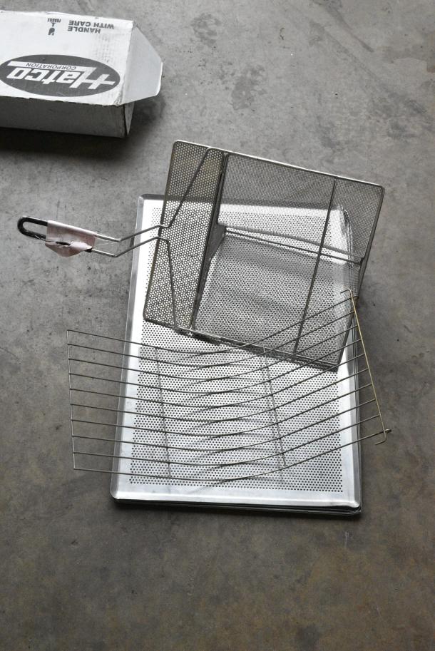 3 BRAND NEW SCRATCH AND DENT! Various Items Including Metal Baking Pan, Fry Basket. 3 Times Your Bid! - Image 1 of 8