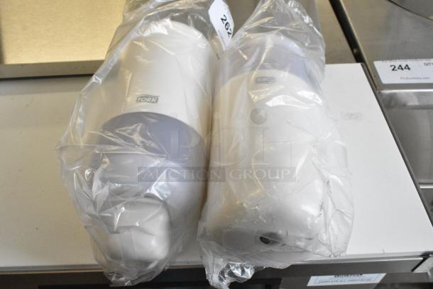 2 BRAND NEW SCRATCH AND DENT! Tork Wall Mount Soap Dispenser. 2 Times Your Bid! - Image 1 of 7