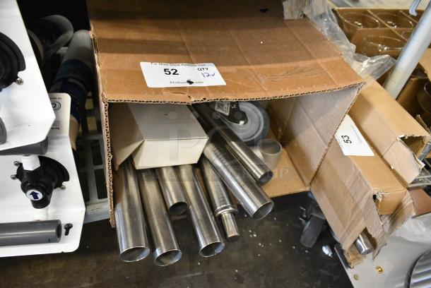ALL ONE MONEY! Lot of BRAND NEW SCRATCH AND DENT! Items Including Commercial Casters, Legs and 4 Regency 600DB35 Basket Drain. - Image 2 of 9