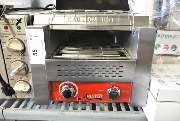 BRAND NEW SCRATCH AND DENT! Avantco 184T140 Commercial 10" Wide Conveyor Toaster with 3" Opening. 300 Slices per Hour. 120 Volts, 1 Phase. Cannot Test Due To Plug Style - Image 4 of 9