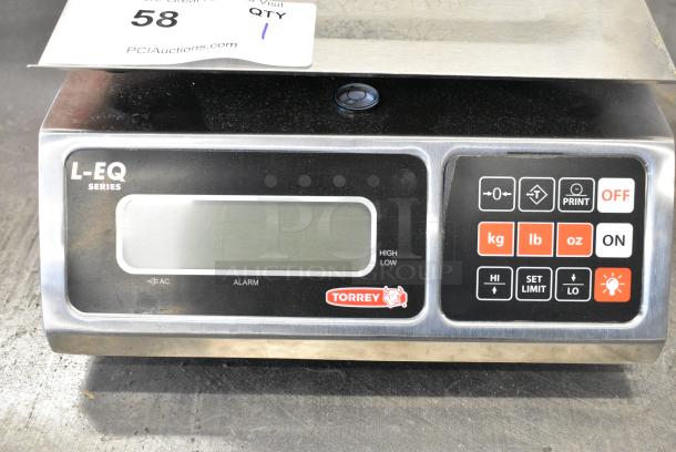 BRAND NEW SCRATCH AND DENT! Tor Rey L-EQ-5/10 10 lb. Digital Portion Control Scale. Tested and Working! - Image 6 of 8