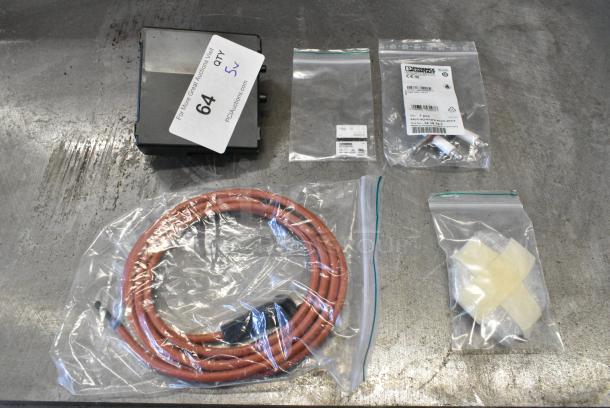 5 BRAND NEW SCRATCH AND DENT! Items Including Phoenix Contact SACC-SQ-M12FS-4CON-20/0,5. 5 Times Your Bid! - Image 1 of 10