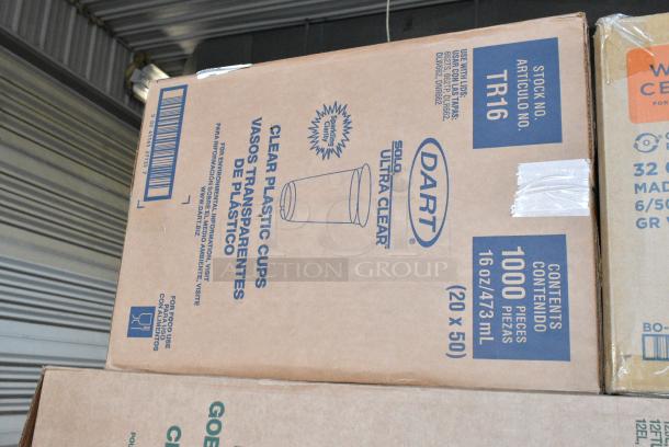 5 Boxes of Various BRAND NEW SCRATCH AND DENT! Items Including Solo Ultra Clear TR16 16 oz. Clear PET Plastic Cold Tall Cup - 1,000/Case 760TR16, Dart 12J12 12 oz. White Customizable Foam Cup - 1,000/Case, Dart 16J16 16 oz. White Customizable Foam Cup - 1,000/Case 30116J16, World Centric 32 oz. Compostable Fiber Burrito Bowl - 300/Case 521BOSCUBB, C033221 32 oz. 5 Times Your Bid! - Image 4 of 11