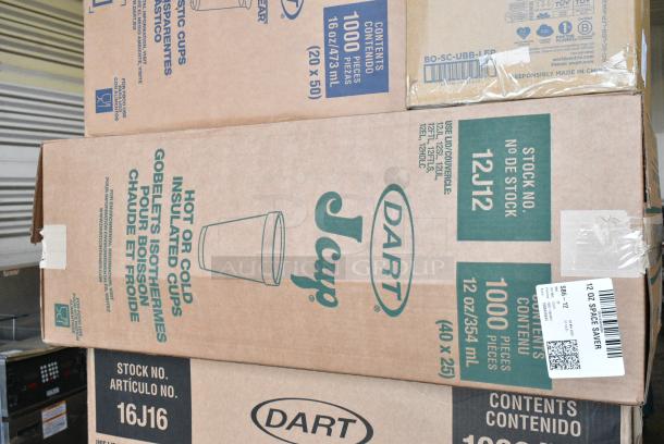 5 Boxes of Various BRAND NEW SCRATCH AND DENT! Items Including Solo Ultra Clear TR16 16 oz. Clear PET Plastic Cold Tall Cup - 1,000/Case 760TR16, Dart 12J12 12 oz. White Customizable Foam Cup - 1,000/Case, Dart 16J16 16 oz. White Customizable Foam Cup - 1,000/Case 30116J16, World Centric 32 oz. Compostable Fiber Burrito Bowl - 300/Case 521BOSCUBB, C033221 32 oz. 5 Times Your Bid! - Image 6 of 11