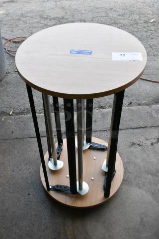 BRAND NEW SCRATCH AND DENT! Bulman R1204 The Suzette Revolving Vertical Four Roll Paper Rack - Unassembled 188R1204KD
