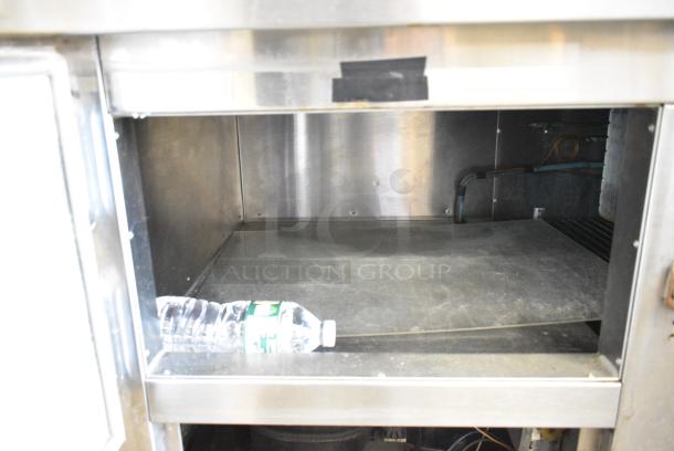 Stainless Steel Commercial 3 Door Undercounter Cooler. 115 Volts, 1 Phase. Tested and Powers On But Does Not Get Cold - Image 2 of 6
