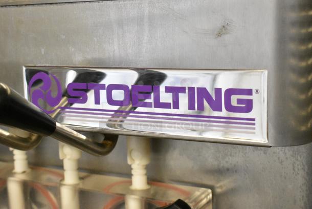 Stoelting F231-109I2 Stainless Steel Commercial Floor Style Water Cooled 2 Flavor w/ Twist Soft Serve Ice Cream Machine on Commercial Casters. 208-230 Volts, 3 Phase. - Image 5 of 10