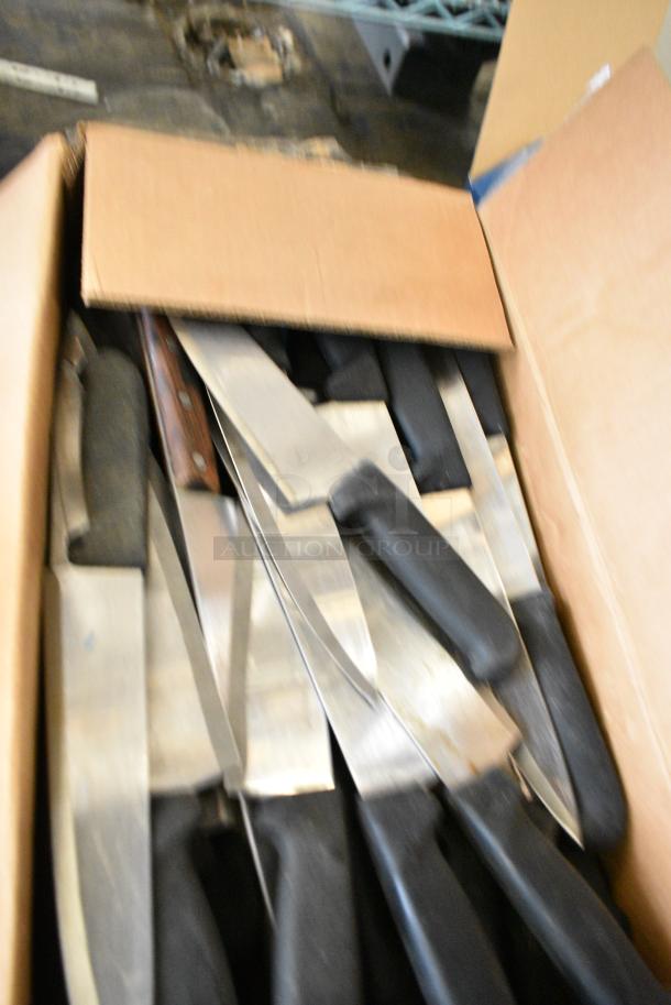 50 SHARPENED Stainless Steel Knives Including Chef Knife. 50 Times Your Bid! - Image 3 of 4
