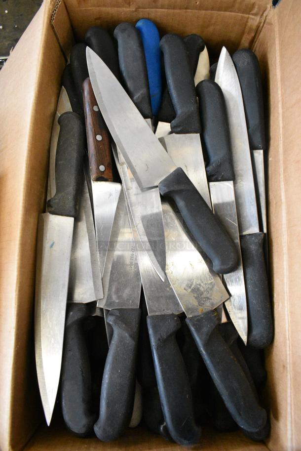 50 SHARPENED Stainless Steel Knives Including Chef Knife. 50 Times Your Bid! - Image 4 of 4
