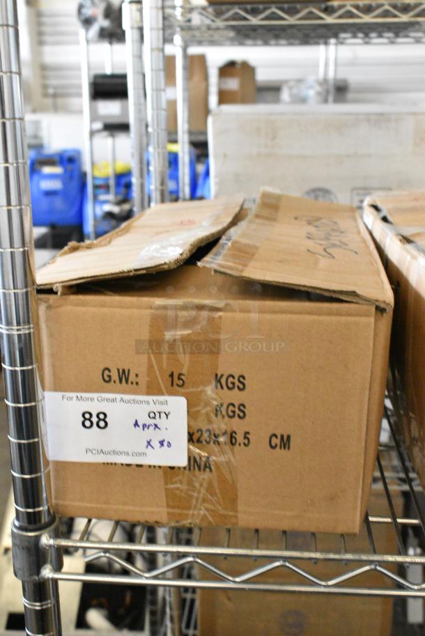 80 SHARPENED Stainless Steel Knives Including Serrated Bread Knife. 80 Times Your Bid! - Image 2 of 4