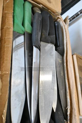 50 SHARPENED Stainless Steel Knives Including Chef Knife. 50 Times Your Bid!