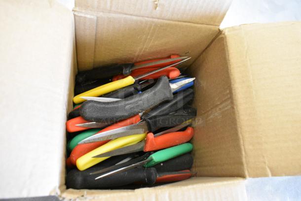 30 SHARPENED Stainless Steel Knives Including Paring Knife. 50 Times Your Bid!3 - Image 1 of 3