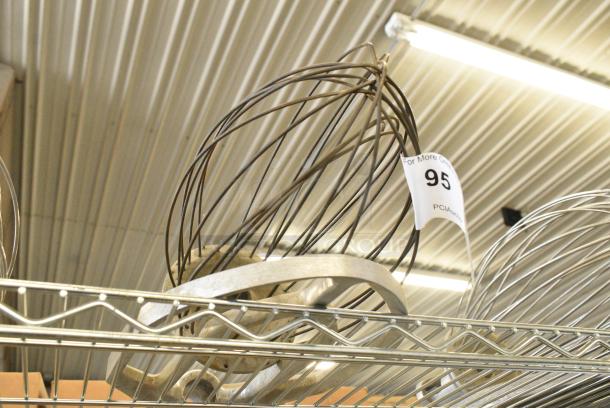 2 Metal Attachments for Hobart Mixer Including Hobart VMLH30 30 Quart Paddle and Hobart A20 20 Quart Whisk. 2 Times Your Bid! - Image 2 of 8