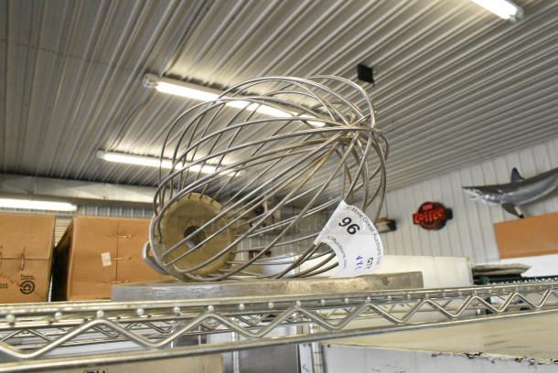 2 Metal Attachments for Hobart Mixer Including Hobart VMLH40 40 Quart Whisk and Hobart VML80 80 Quart Paddle. 2 Times Your Bid! - Image 2 of 8