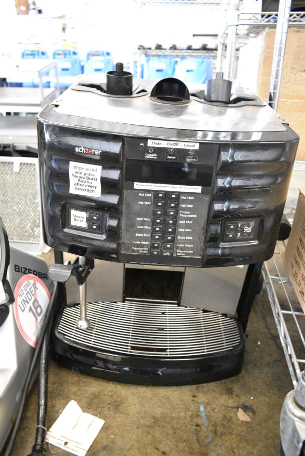 Schaerer SCA 1 Metal Commercial Countertop Automatic Espresso Machine. Missing 2 Hoppers. 200-220 Volts. - Image 1 of 7