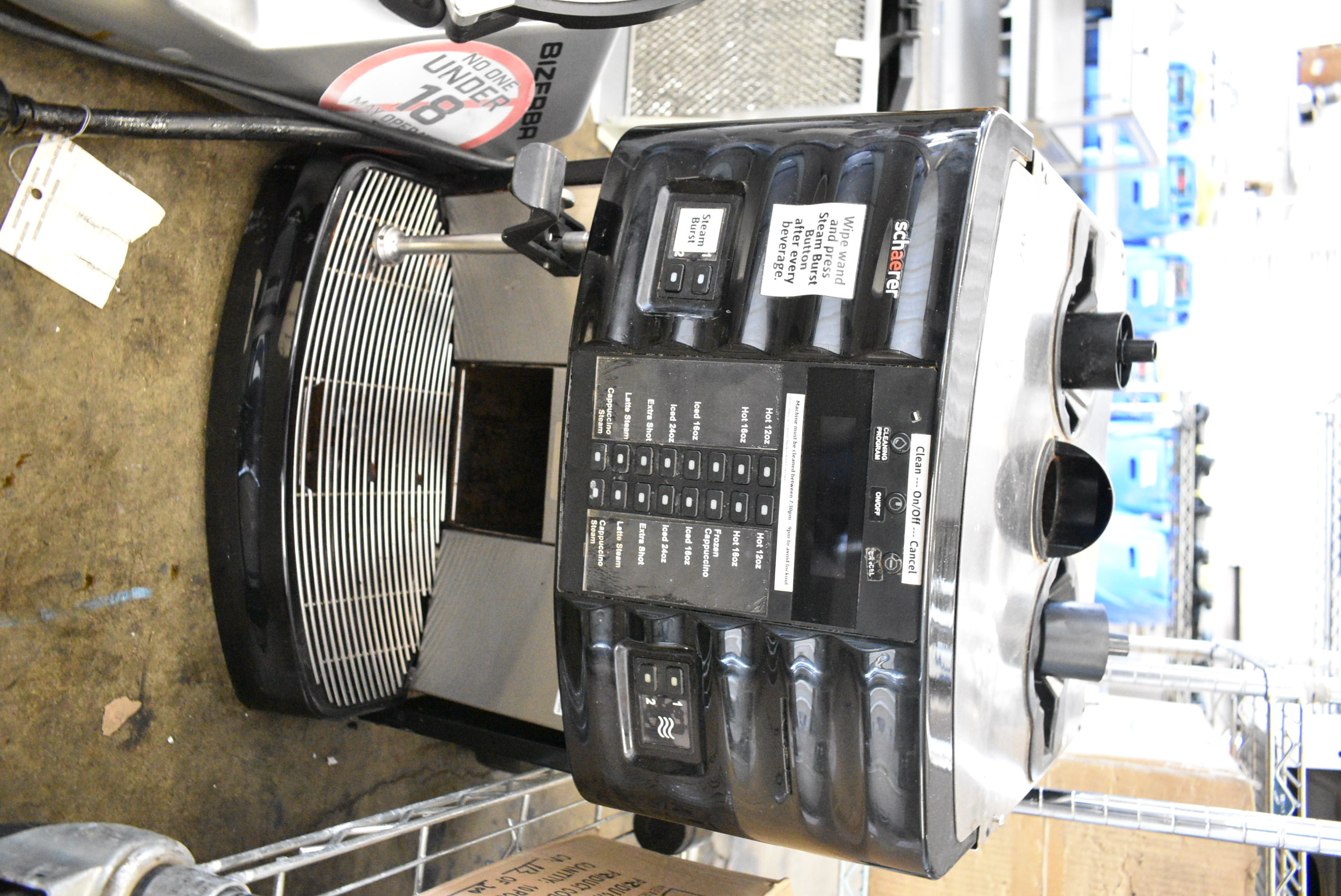 Espresso machine missing portafilters