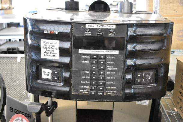 Schaerer SCA 1 Metal Commercial Countertop Automatic Espresso Machine. Missing 2 Hoppers. 200-220 Volts. - Image 3 of 7