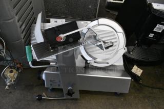 2023 Bizerba GSP H Metal Commercial Countertop Meat Slicer. 120 Volts, 1 Phase. Tested and Working!