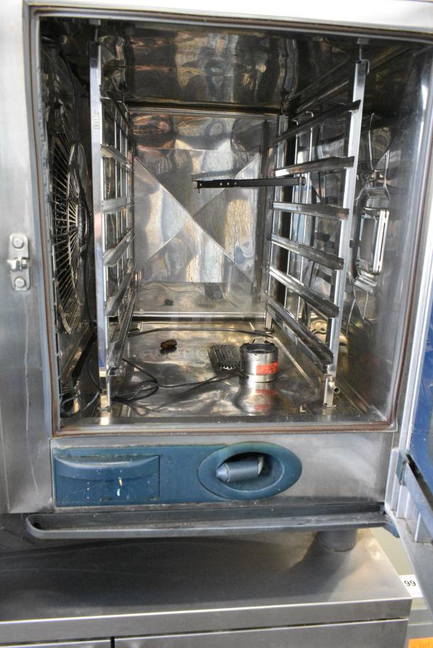 Rational SCC WE 61 Stainless Steel Commercial Electric Powered Combi Convection Oven on Equipment Stand. 208 Volts, 3 Phase. - Image 5 of 8
