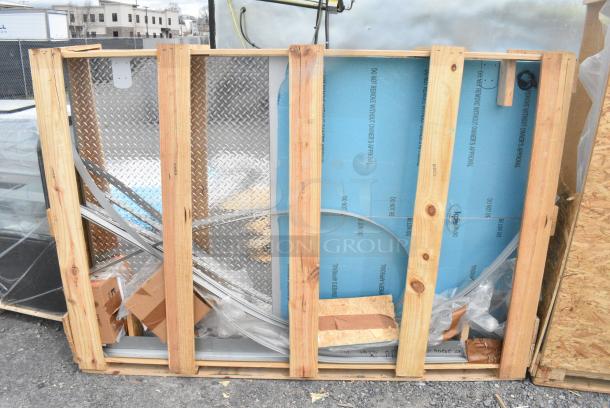 BRAND NEW IN CRATE! KPS Global Walk In Box Door. - Image 1 of 10