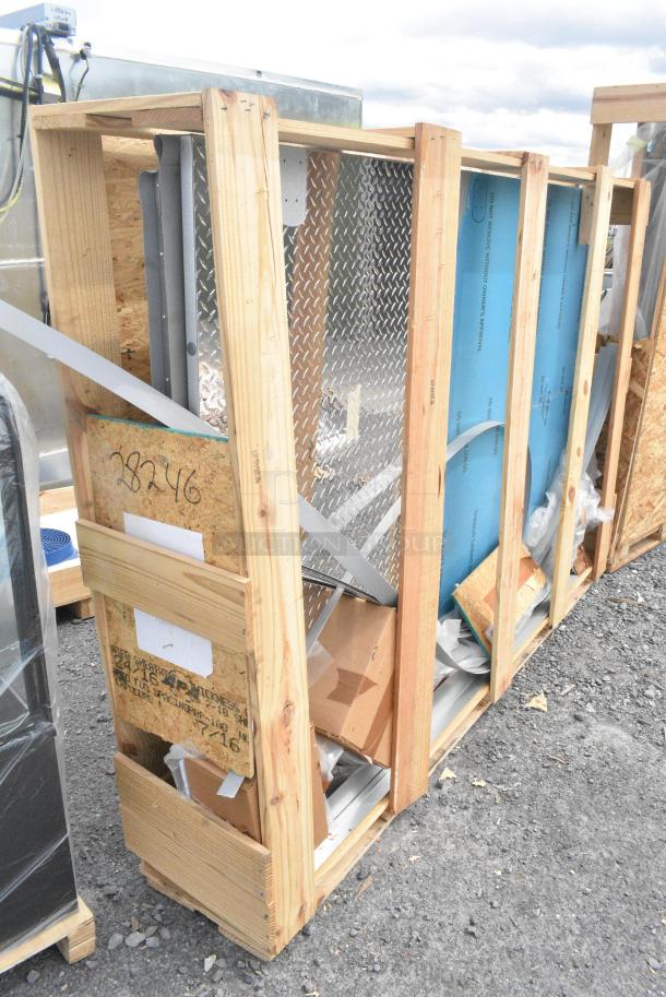 BRAND NEW IN CRATE! KPS Global Walk In Box Door. - Image 2 of 10