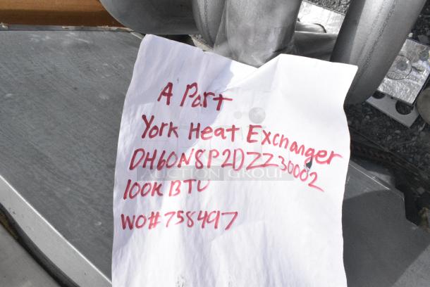 3 BRAND NEW SCRATCH AND DENT! Items Including York DH60N8P2DZZ30002 Heat Exchanger. 3 Times Your Bid! - Image 5 of 7