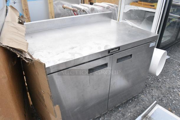 Delfield Stainless Steel Commercial 2 Door Work Top Cooler on Commercial Casters. 115 Volts, 1 Phase. - Image 2 of 14