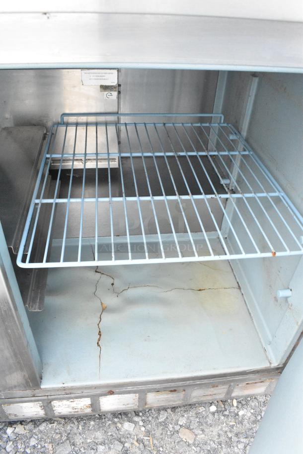 Delfield Stainless Steel Commercial 2 Door Work Top Cooler on Commercial Casters. 115 Volts, 1 Phase. - Image 6 of 14