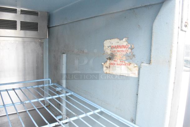 Delfield Stainless Steel Commercial 2 Door Work Top Cooler on Commercial Casters. 115 Volts, 1 Phase. - Image 8 of 14