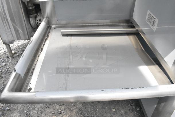 BRAND NEW SCRATCH AND DENT! Regency 600S3242424C Stainless Steel Commercial L Shaped 3 Bay Sink w/ Dual Drain Boards. Bays 24x24x14. Drain Boards 22x25. No Legs. - Image 3 of 7