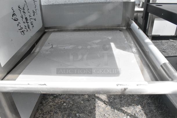 BRAND NEW SCRATCH AND DENT! Regency 600S3242424C Stainless Steel Commercial L Shaped 3 Bay Sink w/ Dual Drain Boards. Bays 24x24x14. Drain Boards 22x25. No Legs. - Image 4 of 7