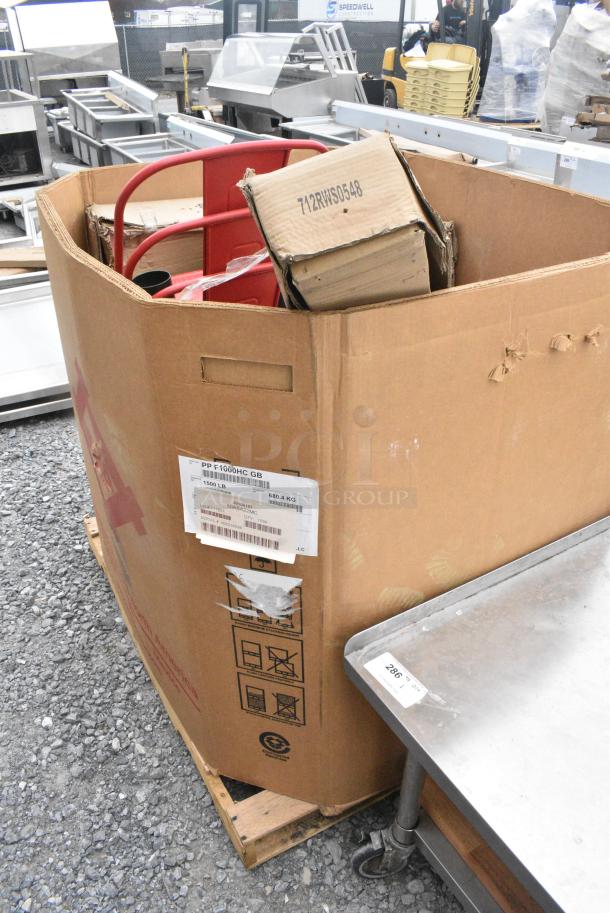 13 BRAND NEW SCRATCH AND DENT! Various Items Including 712RWS0548 Lavex 5" Wide Stainless Steel Restroom Wall Mount Shelf, 600TSB3036S Regency 30" x 36" 16-Gauge Stainless Steel Commercial Work Table with 4" Backsplash and Undershelf, 600TS1830S Regency 18" x 30" 16-Gauge 304 Stainless Steel Commercial Work Table with Undershelf, Red Tolix Style Chair. 13 Times Your Bid! - Image 4 of 10