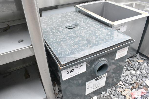 BRAND NEW SCRATCH AND DENT! Watts WD-10-THD 20 lb. Grease Trap with Threaded Connections - Image 2 of 4