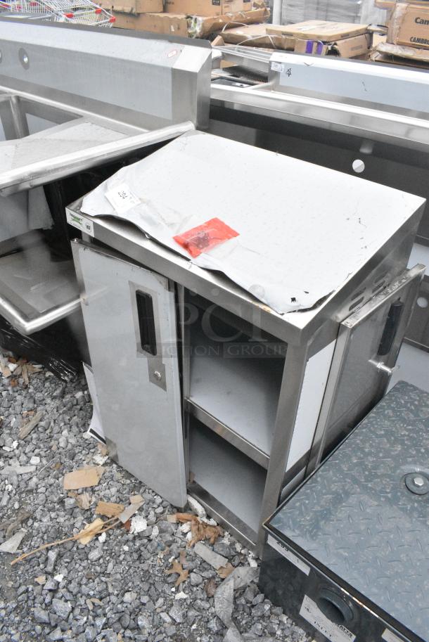 BRAND NEW SCRATCH AND DENT! Regency 600WCH1524 15" Wide Stainless Steel Wall Cabinet with Hinged Doors. Missing Door. - Image 2 of 5