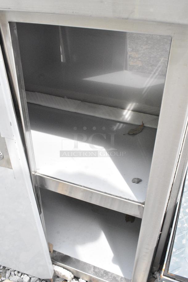BRAND NEW SCRATCH AND DENT! Regency 600WCH1524 15" Wide Stainless Steel Wall Cabinet with Hinged Doors. Missing Door. - Image 4 of 5