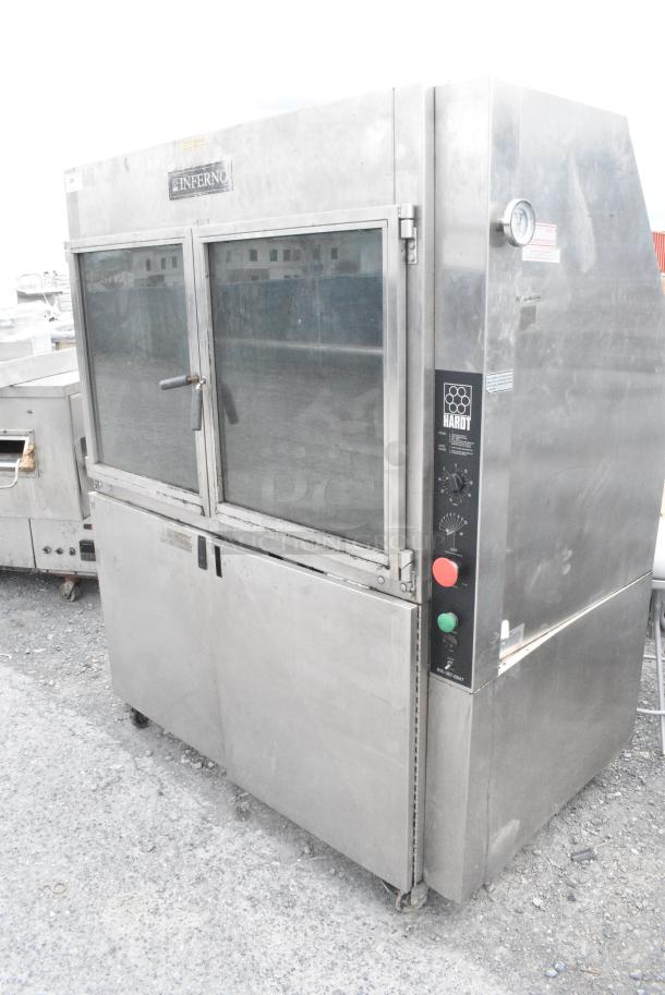 Hardt Inferno 43 Stainless Steel Commercial Natural Gas Powered Rotisserie Oven on Commercial Casters. - Image 3 of 11