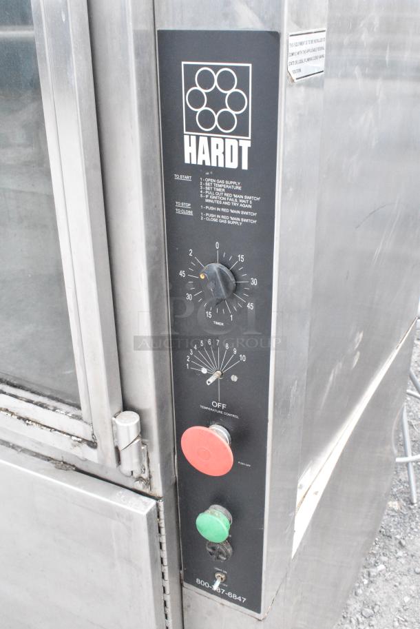 Hardt Inferno 43 Stainless Steel Commercial Natural Gas Powered Rotisserie Oven on Commercial Casters. - Image 4 of 11