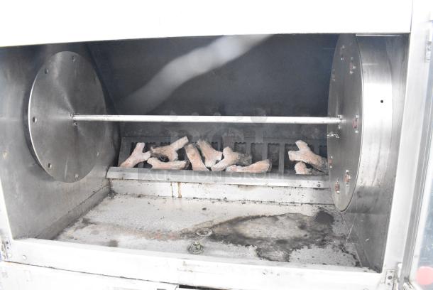 Hardt Inferno 43 Stainless Steel Commercial Natural Gas Powered Rotisserie Oven on Commercial Casters. - Image 6 of 11
