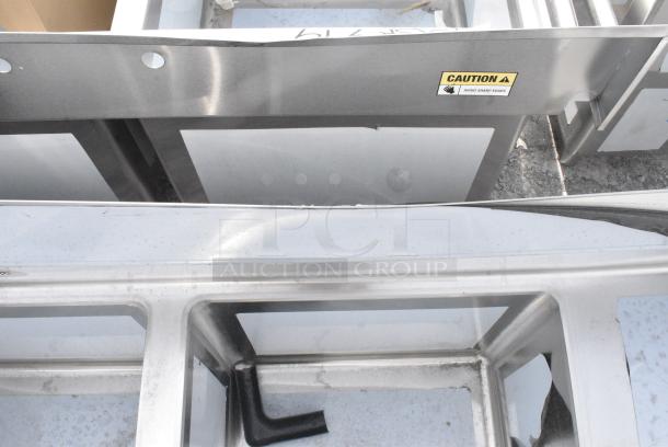 BRAND NEW SCRATCH AND DENT! Regency 600S31818224 Stainless Steel 3 Bay Sink w/ Dual Drain Boards. No Legs. - Image 6 of 7