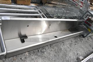 BRAND NEW SCRATCH AND DENT! Stainless Steel Wall Mount Sink Trough