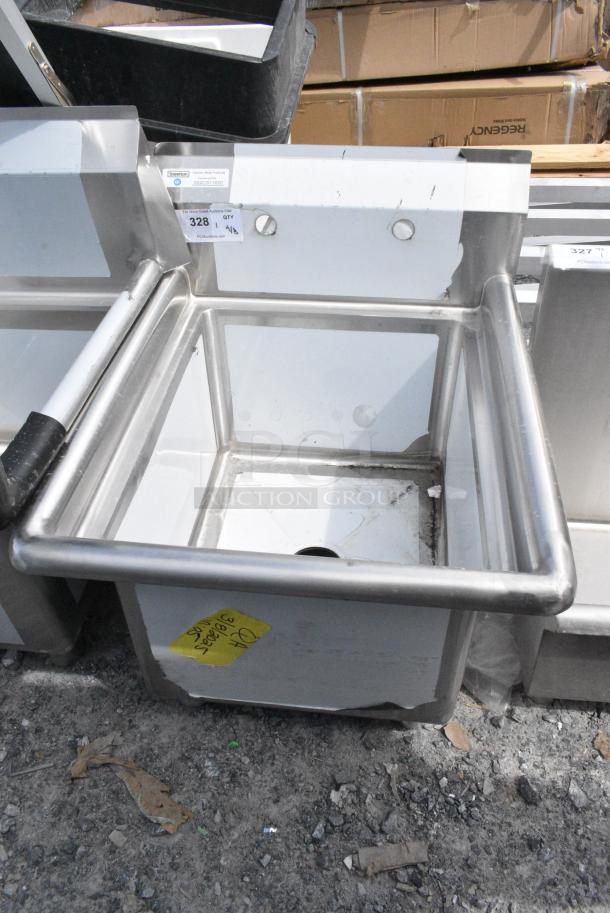 BRAND NEW SCRATCH AND DENT! Steelton 522CS11620 Stainless Steel Single Bay Sink. No Legs. - Image 1 of 5
