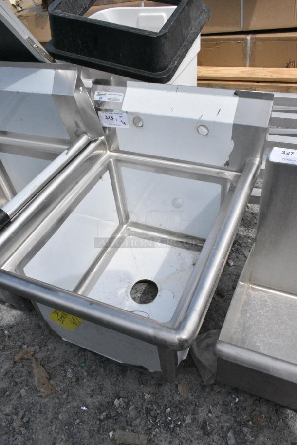 BRAND NEW SCRATCH AND DENT! Steelton 522CS11620 Stainless Steel Single Bay Sink. No Legs. - Image 2 of 5