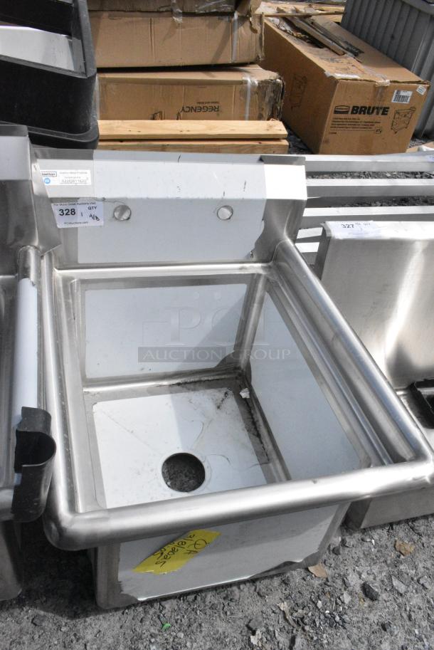 BRAND NEW SCRATCH AND DENT! Steelton 522CS11620 Stainless Steel Single Bay Sink. No Legs. - Image 3 of 5