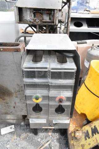 Metal Countertop Bin w/ 2 Poly Inserts