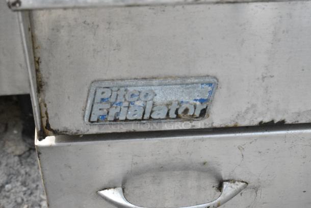 Pitco Frialator 12 Stainless Steel Commercial Countertop Natural Gas Powered Deep Fat Fryer. - Image 2 of 5